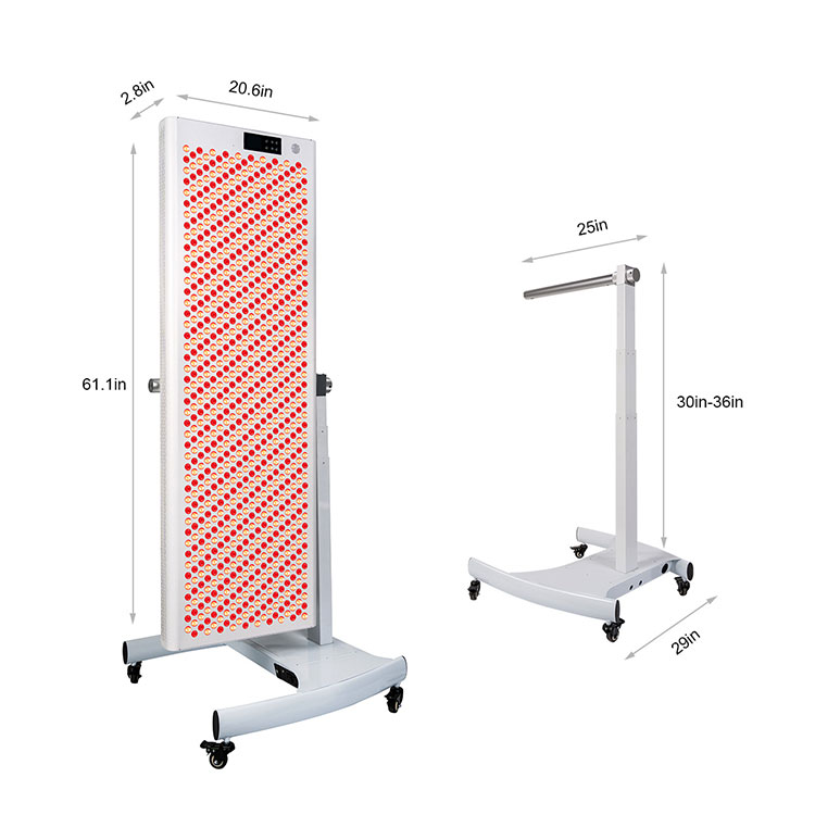 Dispositivo vermelho da máquina PDT da terapia da luz do diodo emissor de luz