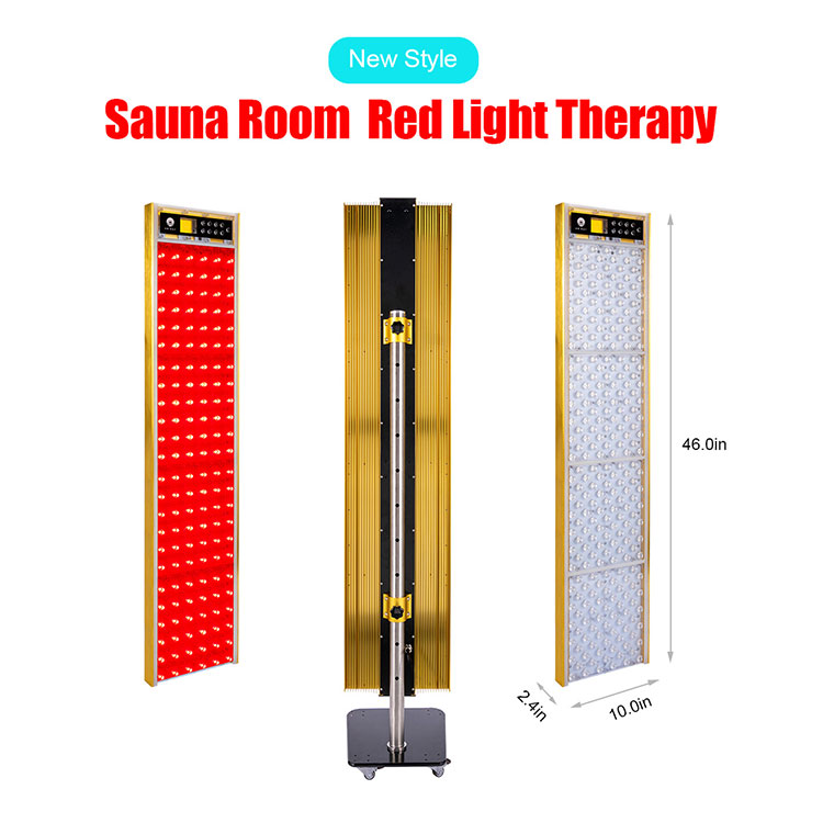 Painel de terapia de luz vermelha LED para sala de sauna infravermelha externa